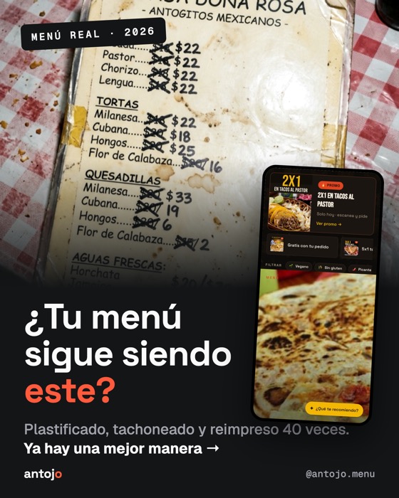 Publicación de Antojo en Instagram